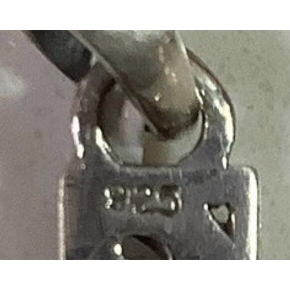 Sterling Silver Filigree Scrollwork Cross Pendant STS Indonesia 925 - Picture 3 of 5